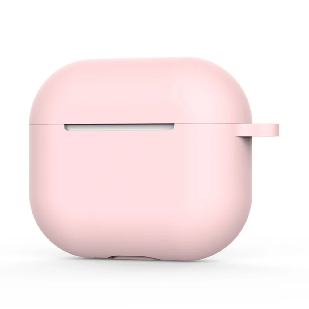 Techsuit Silicone Case for Apple AirPods 4, Light Pink - Image 2