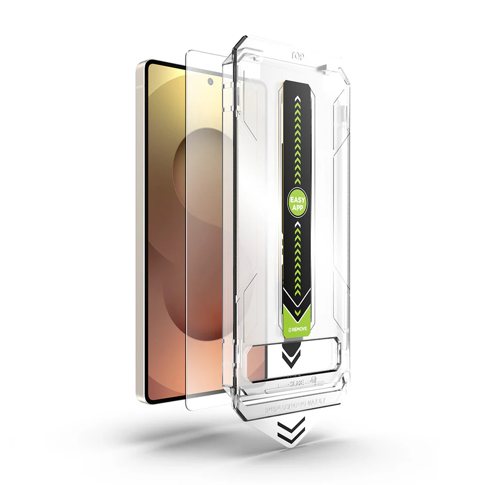 Techsuit TitanGlass CrystalHD Screen Protector for Samsung Galaxy S25+ S936 / S24+ S926, Tempered Glass, Full Glue - Image 2