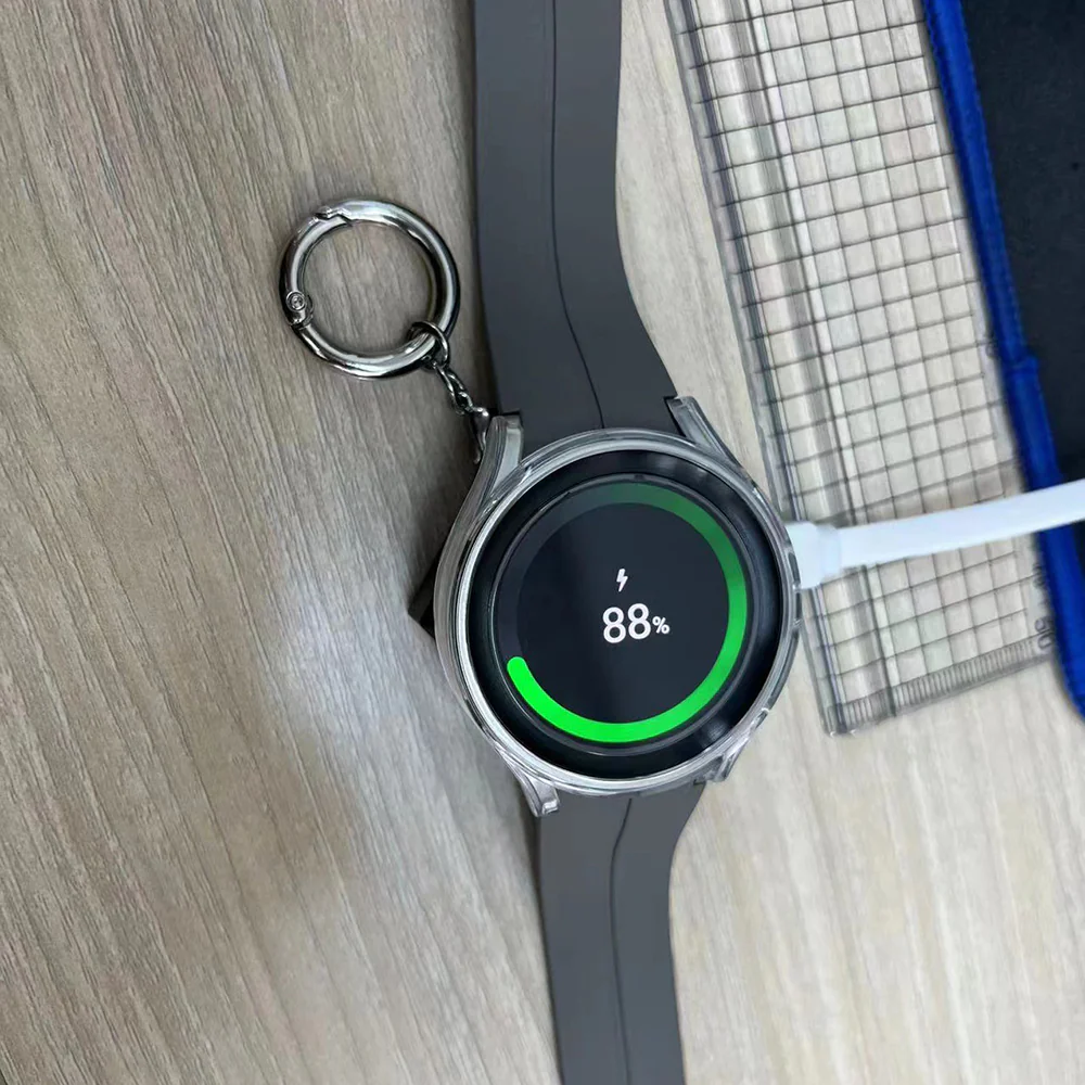 Techsuit TSC4 Wireless Charger for Samsung Galaxy Watch Series, Black - Image 5