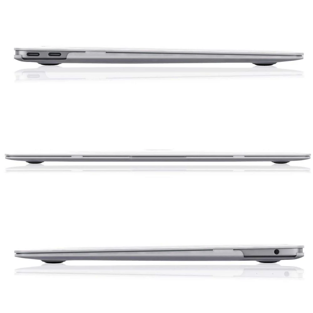 Techsuit UltraShell Case for Apple MacBook Air 13inch (2026) / (2025) / (2024) / (2022), Matte Transparent - Image 4