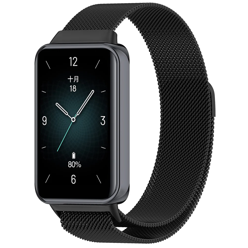 Techsuit W009 Strap for Honor Band 9, Black