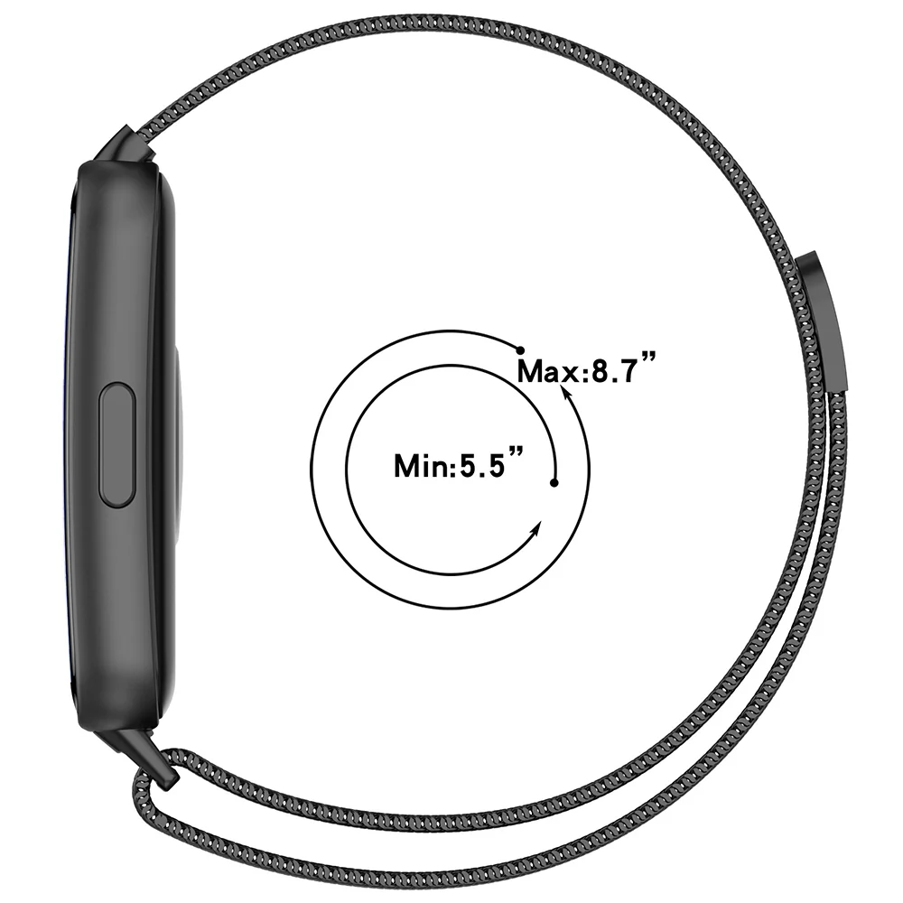 Techsuit W009 Strap for Huawei Band 11 / 11 Pro, Black - Image 3