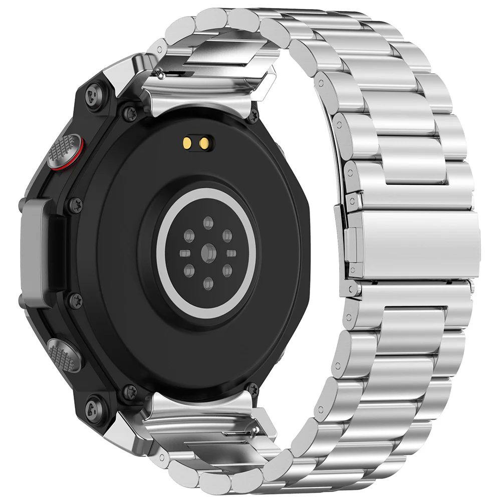 Techsuit W010 Strap for Amazfit T-Rex 3, Silver - Image 2