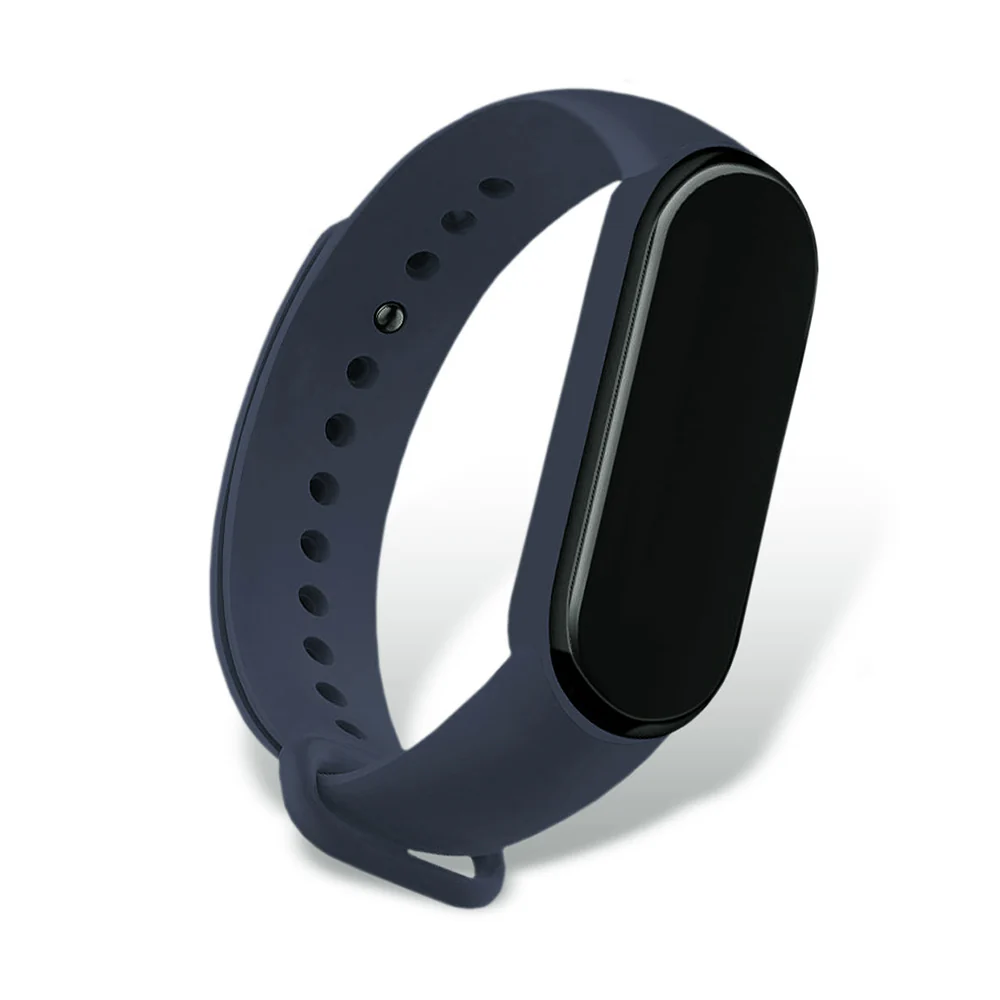 Techsuit W013 Strap for Xiaomi Band / Amazfit Band Series, Dark Blue - Image 5