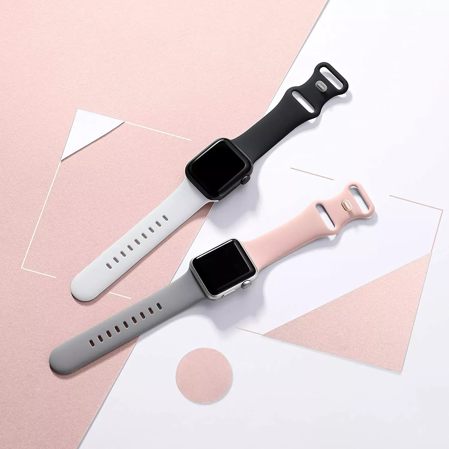 Techsuit W031 Strap for Apple Watch 42mm / 41mm / 40mm / 38mm Series, Gray - Image 4