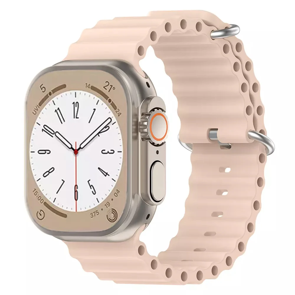Techsuit W038 Strap for Apple Watch 49mm / 46mm / 45mm / 44mm / 42mm Series, Pink