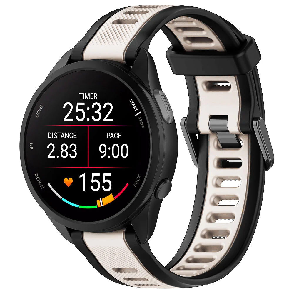 Techsuit W053 Strap for Huawei Watch / Garmin Watch Series, 18mm, Beige - Image 4