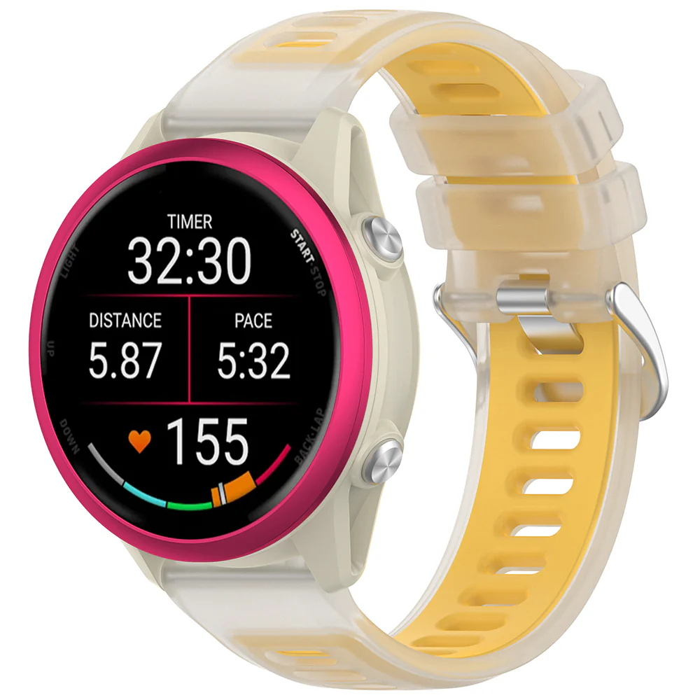 Techsuit W084 Strap for Samsung Galaxy Watch / Huawei Watch Series, 22mm, Yellow - Image 2