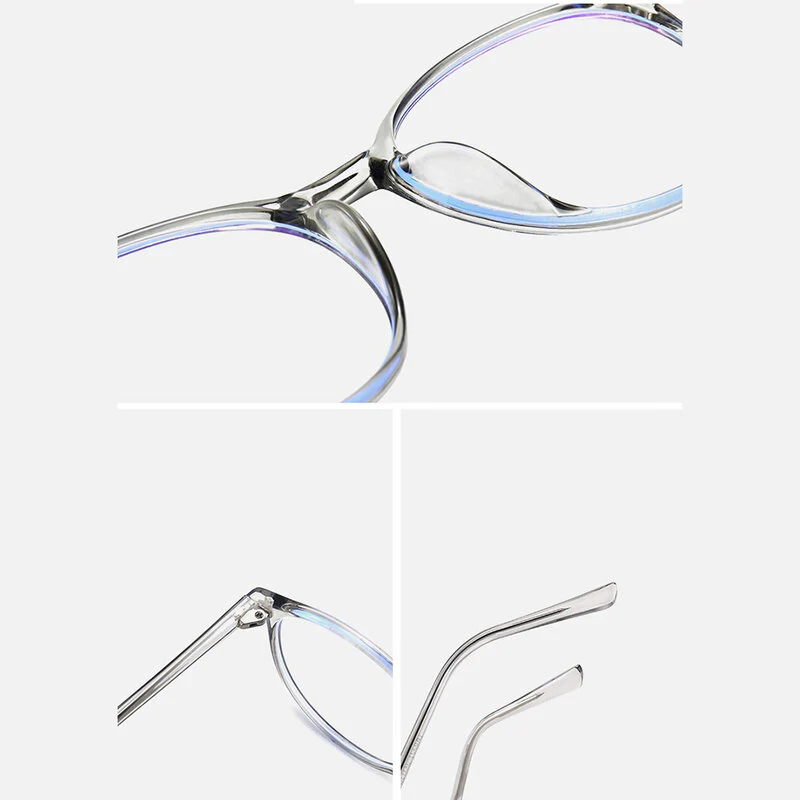Techsuit Women's Computer Glasses F8551-C3, Anti-Blue Light, Brown - Image 3