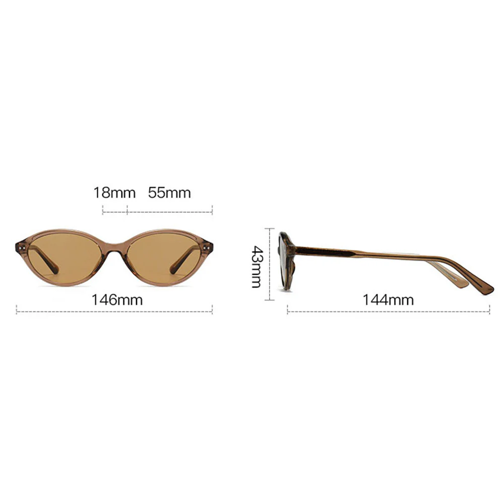 Techsuit Women's Sunglasses 99034, Brown - Image 7