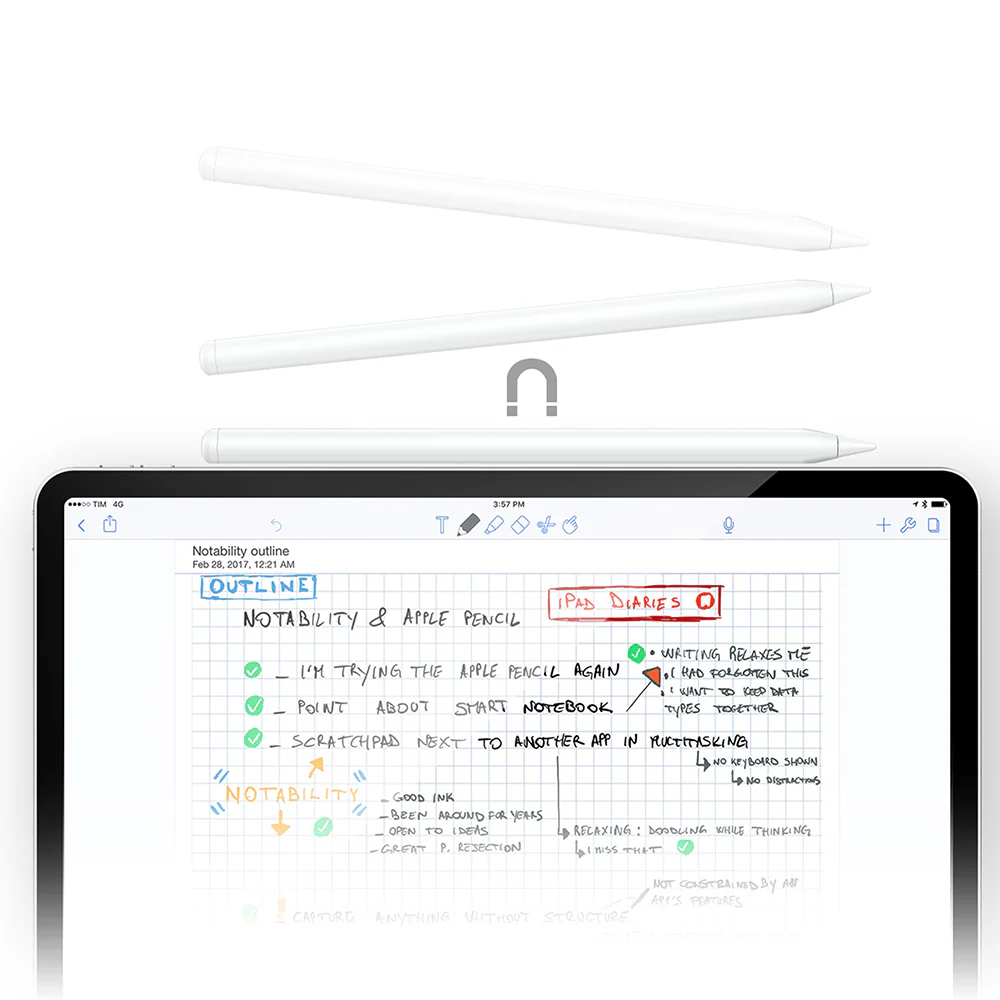 Touch Pen Acefast V1, Active Version, White - Image 5