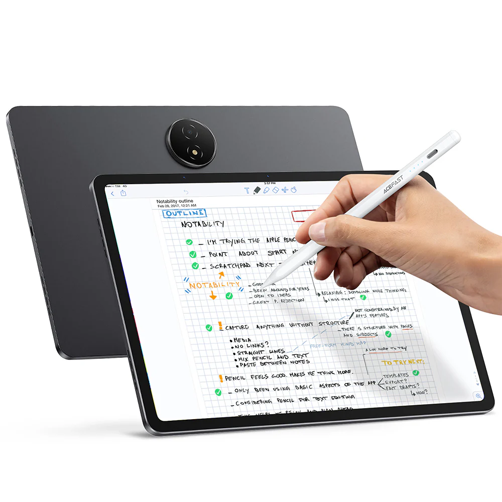 Touch Pen Acefast V1, Active Version, White - Image 6