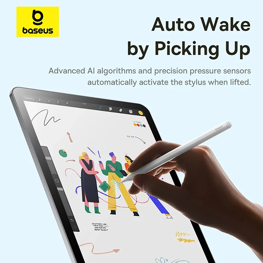 Touch Pen Baseus Smooth Writing 3 Series for Apple iPad, Active Wireless Version, White P80080806213-00 - Image 3