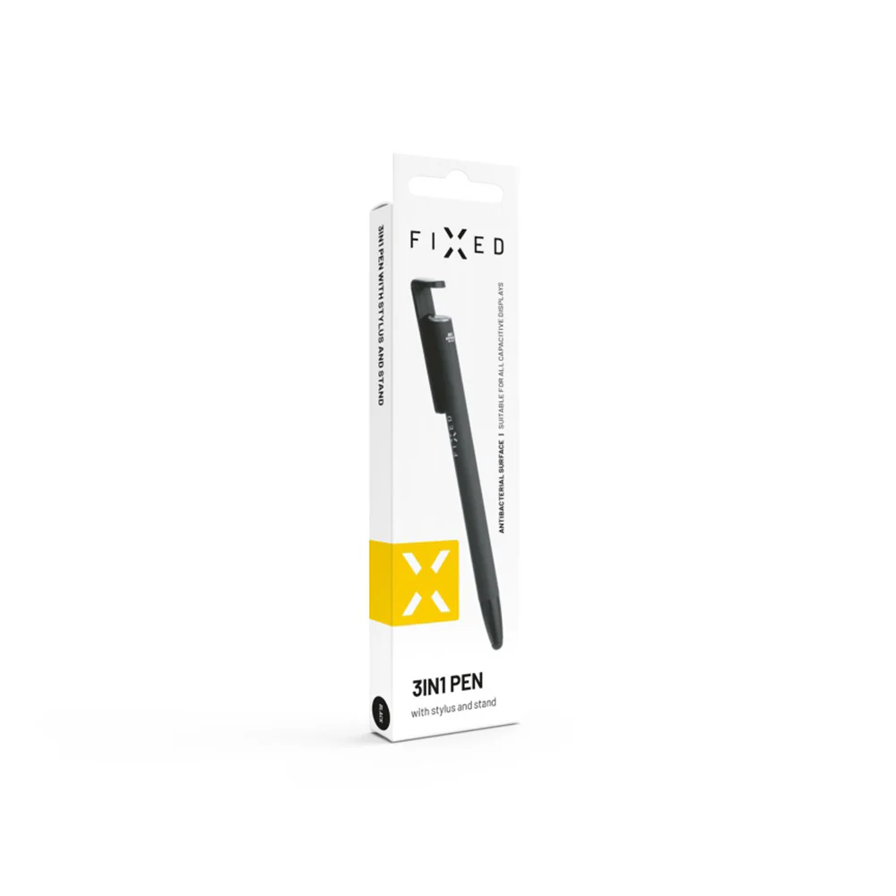 Touch Pen Fixed, 3in1, Black - Image 7