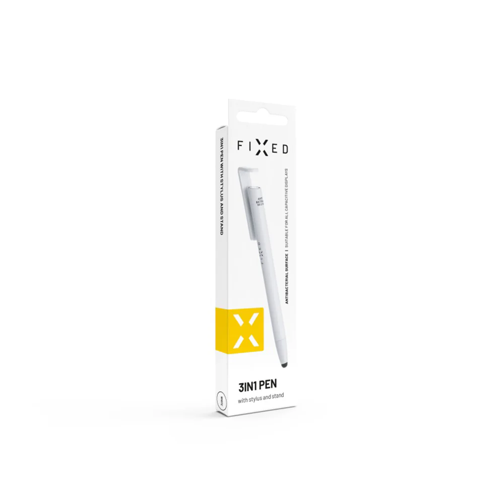 Touch Pen Fixed, 3in1, White - Image 7