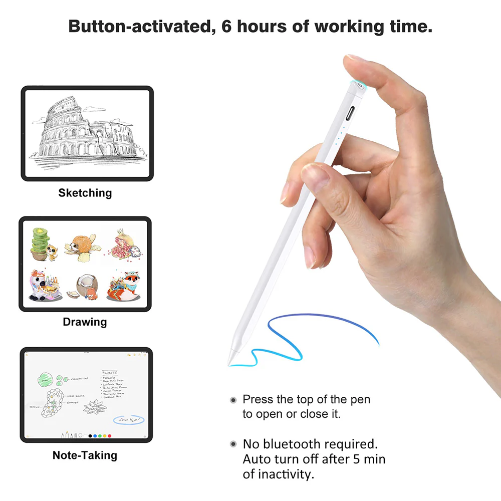 Touch Pen Lito T3, Active Version, White - Image 5