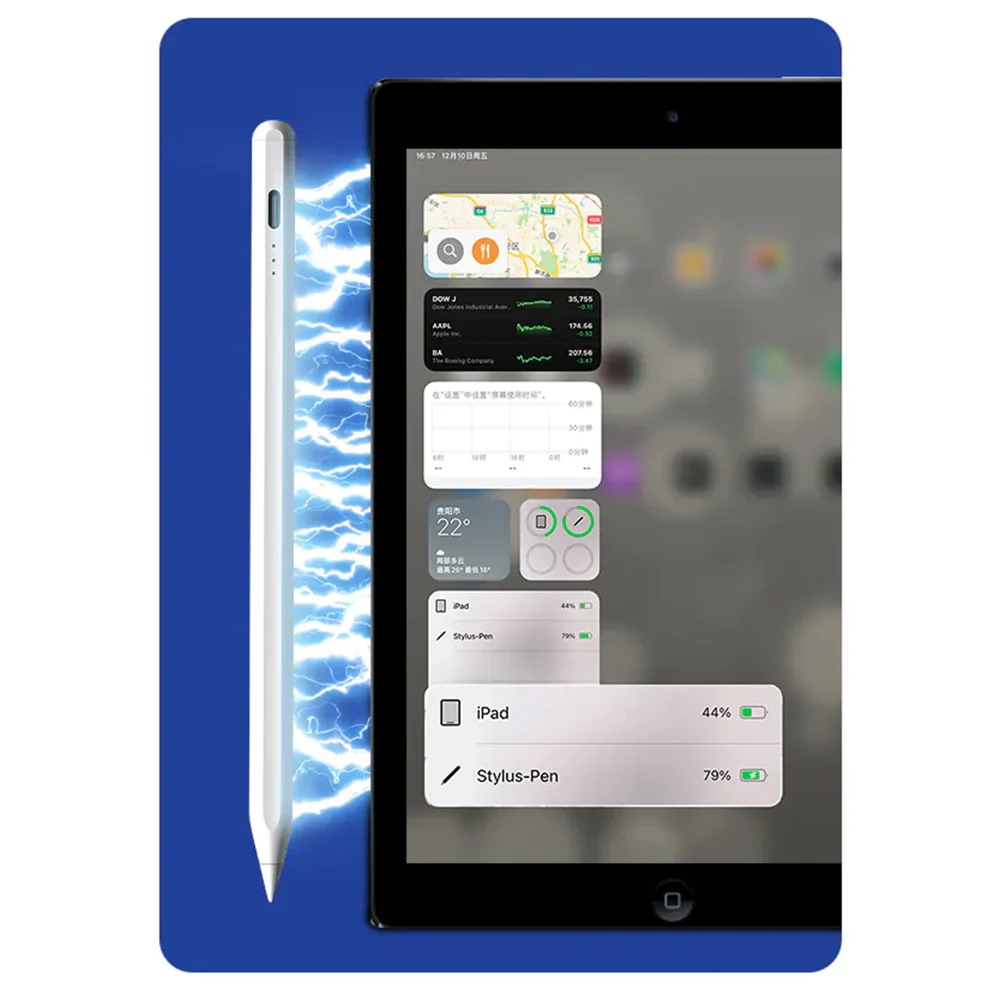 Touch Pen Techsuit JA04 for Apple iPad, Active Version, White - Image 5
