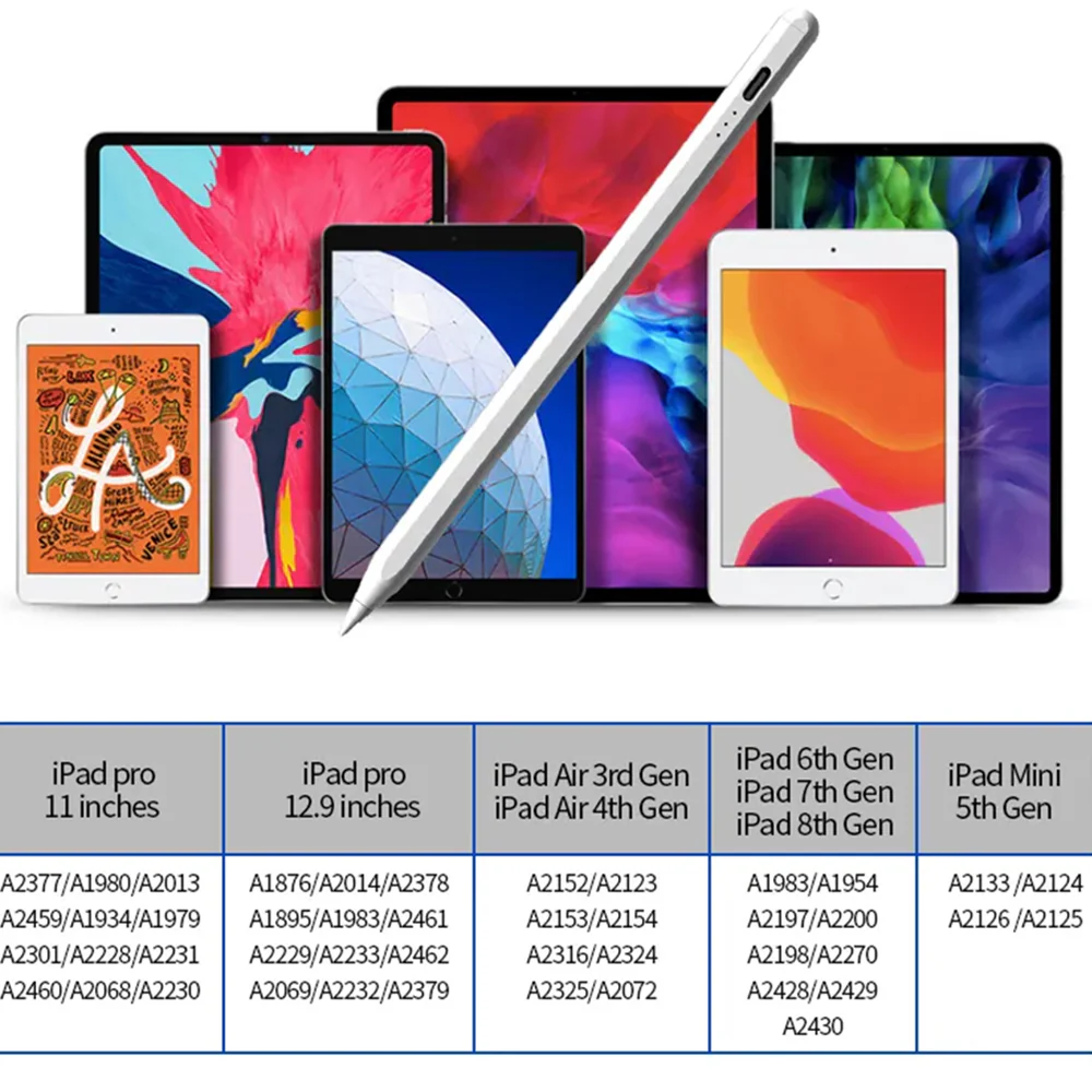 Touch Pen Techsuit JA04 for Apple iPad, Active Version, White - Image 6