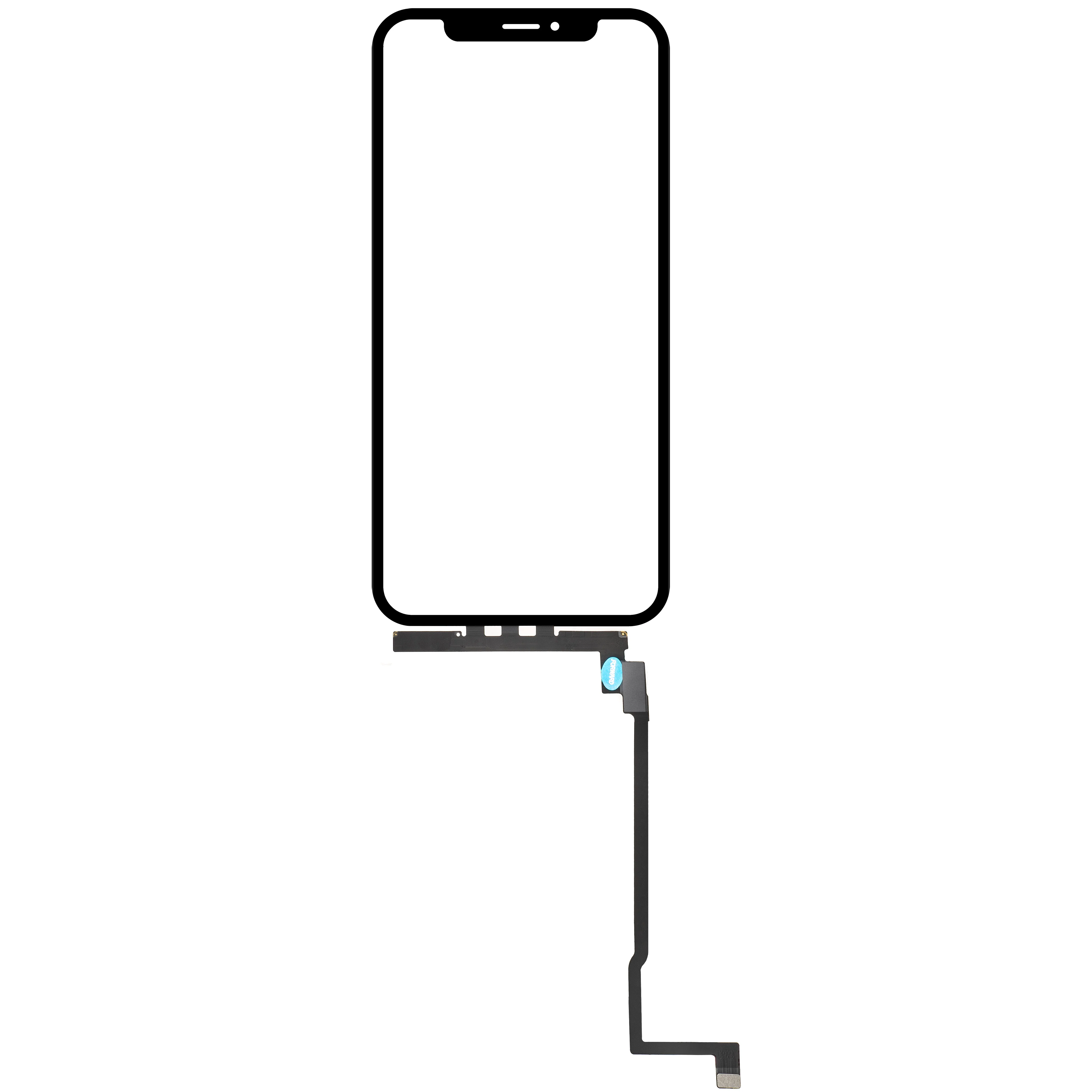 Touchscreen Forward Guard OCA for Apple iPhone 11 Pro Max, IC Version, Black - Image 2