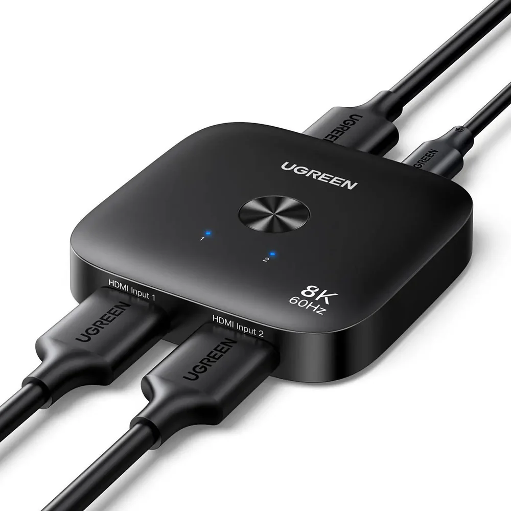 UGREEN 65877 HDMI Video Switch, Black