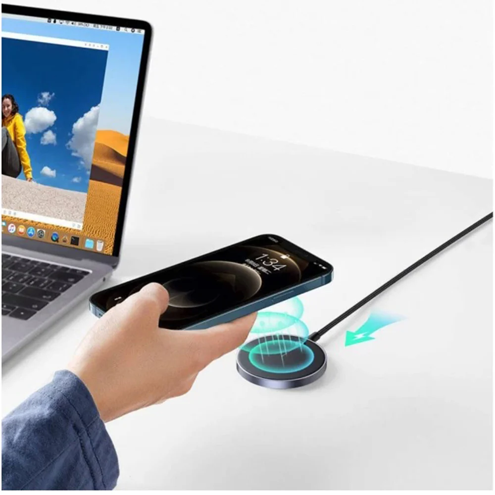 UGREEN CD245 Wireless Network Charger, 15W, 1.67A, Gray - Image 6