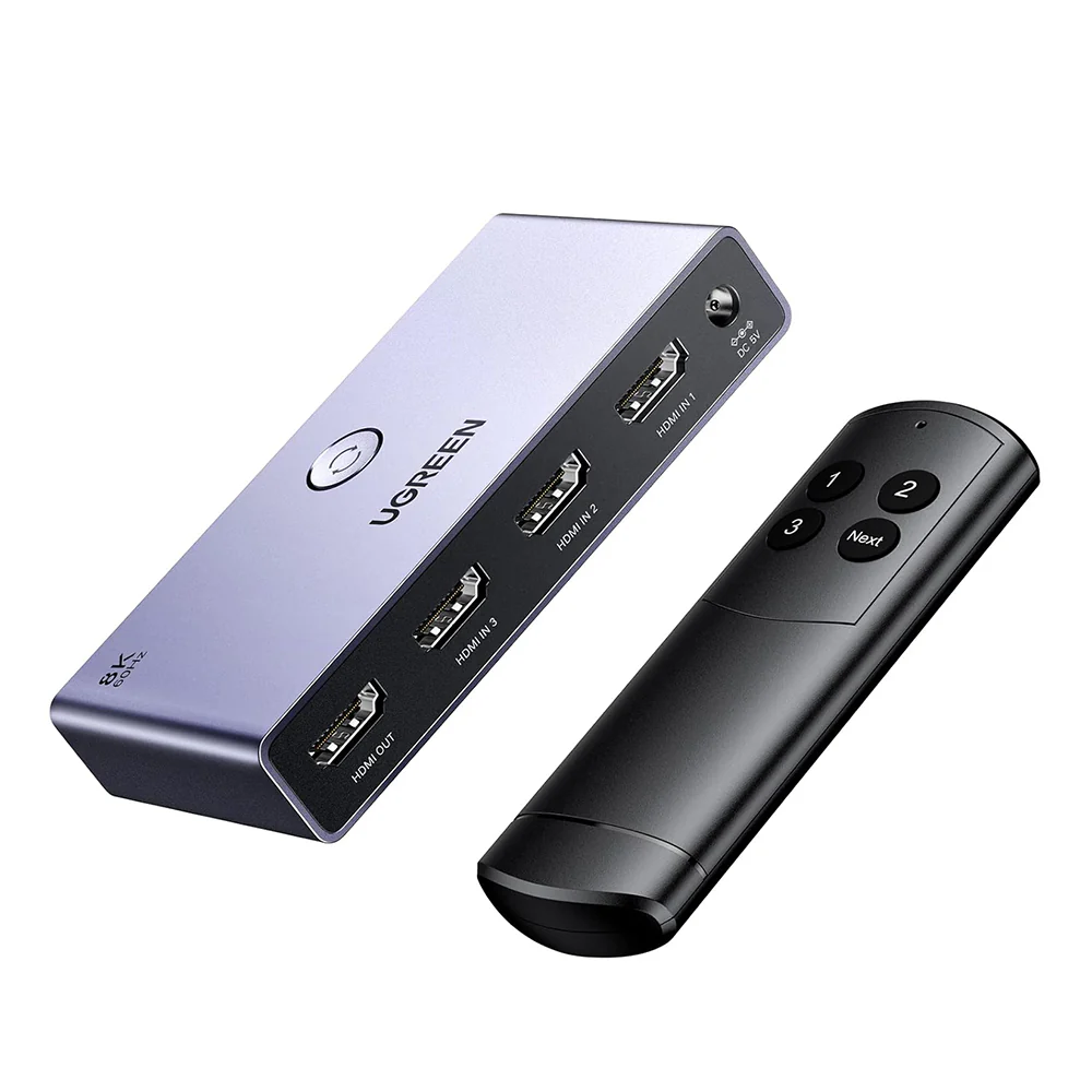 UGREEN CM624 (15604) Grey HDMI Video Switch - Image 2