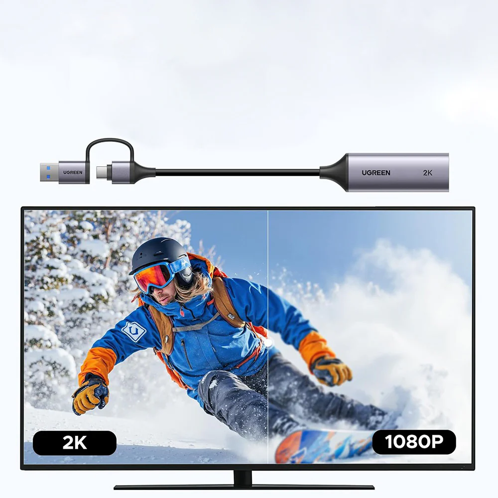 UGREEN CM629 (15389) Gray USB-A / USB-C - HDMI Audio and Video Adapter - Image 4