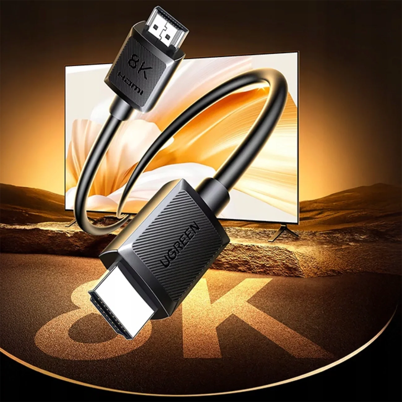 UGREEN ED030 Video Cable, HDMI - HDMI, 4K, 1.5m, Black - Image 2