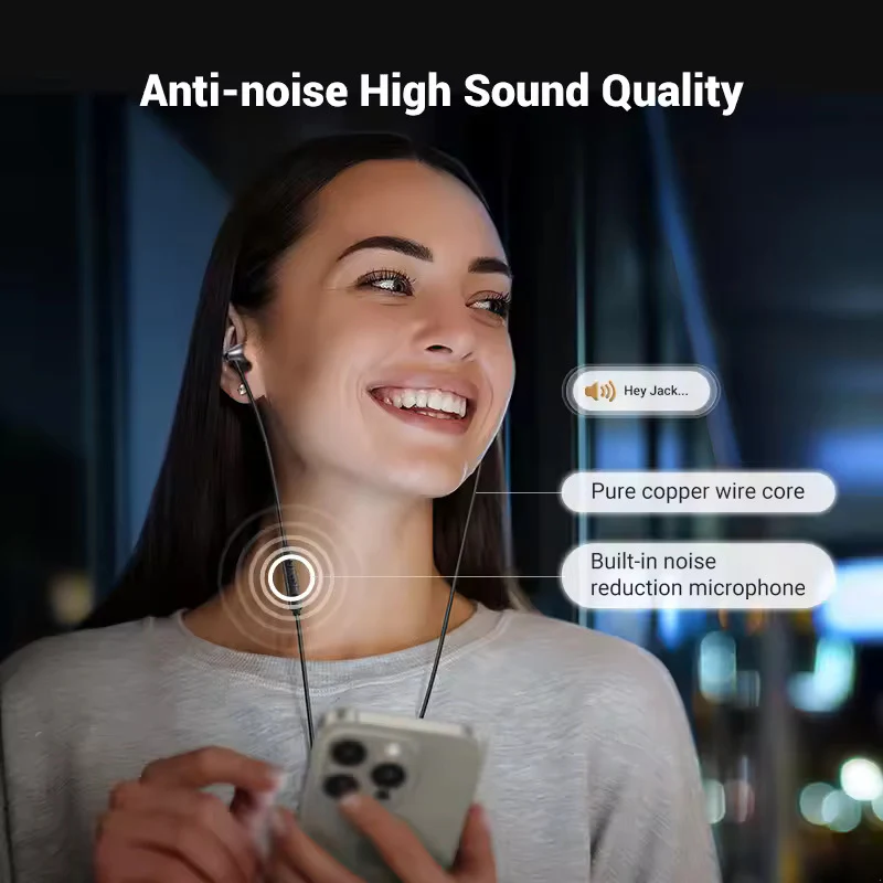 UGREEN EP105 USB-C Handsfree, Black - Image 3