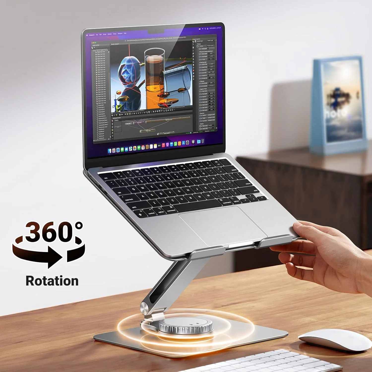 UGREEN LP592 Support for Laptop 11inch - 17.3inch, Grey - Image 2