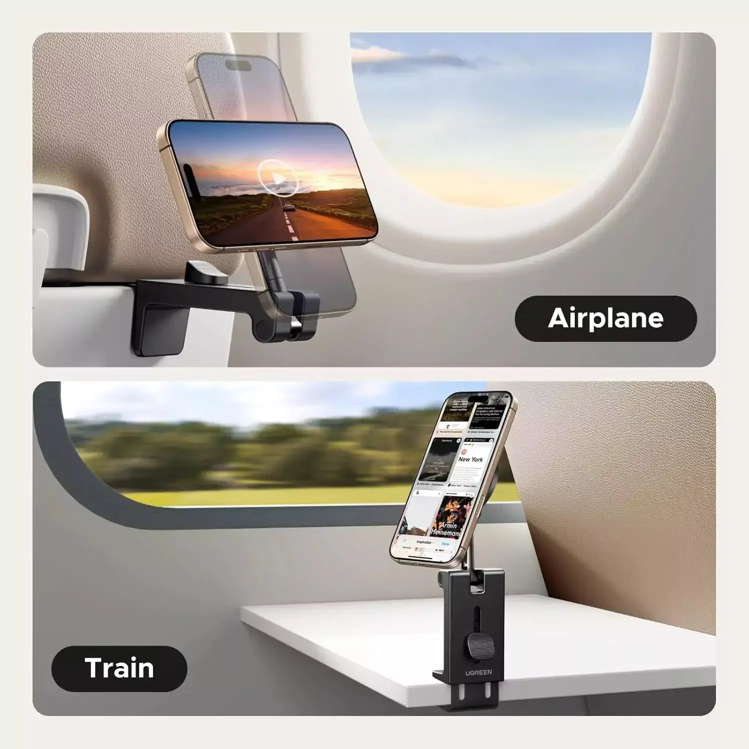 UGREEN LP863 Magnetic Holder, Universal, Black - Image 6