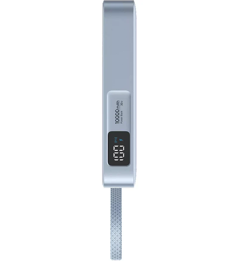 UGREEN MagFlow PB773 Wireless External Battery (65958), 10000mAh, 25W, PD + FQI, 1 x QI - 2 x USB-C, Blue - Image 6