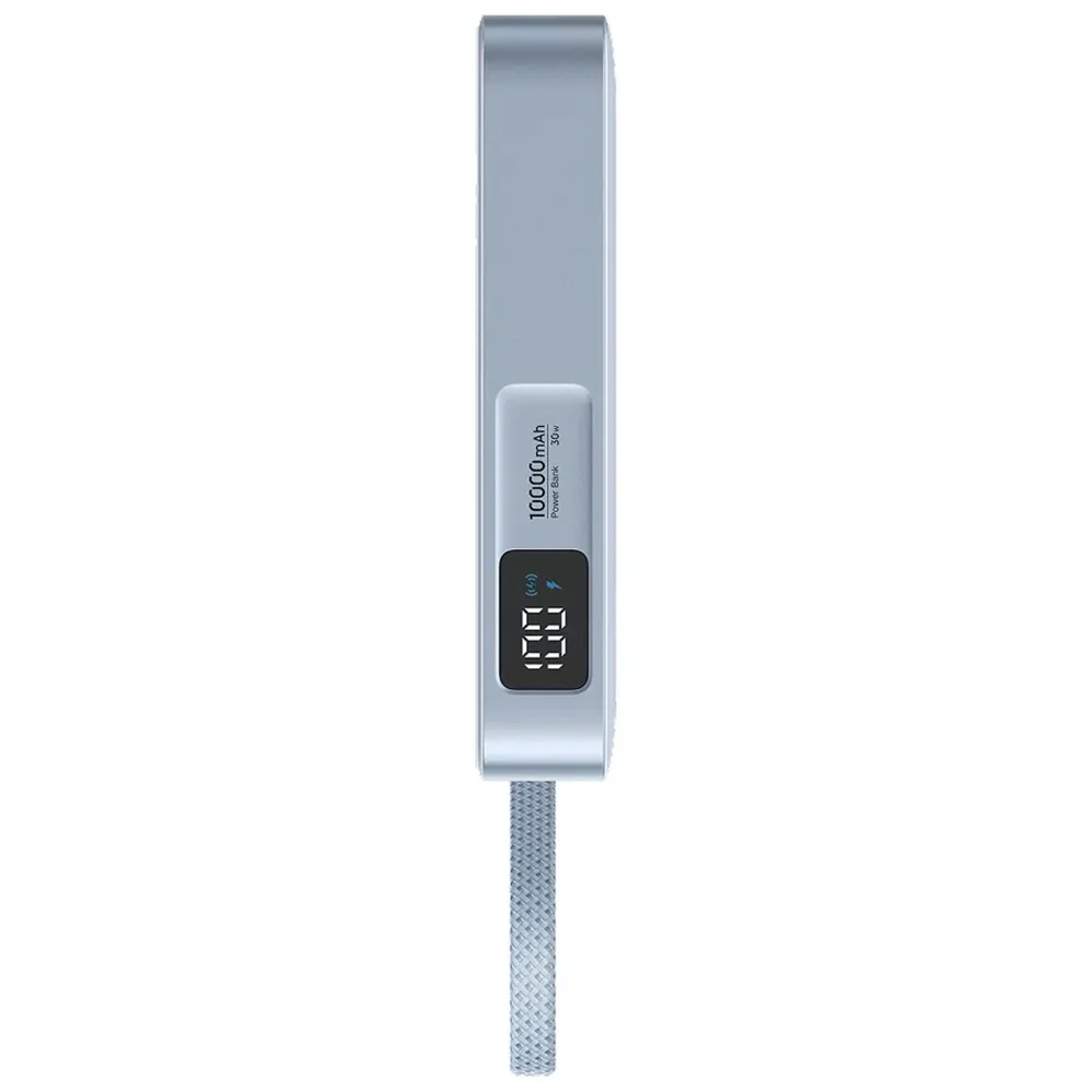 UGREEN MagFlow PB773 Wireless External Battery (65958B), 10000mAh, 25W, PD + FQI, 1 x QI - 2 x USB-C, Blue - Image 4