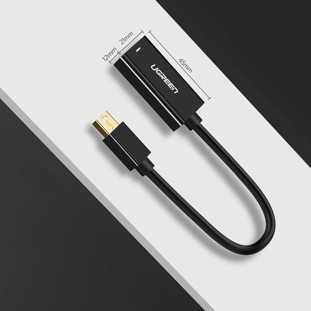 UGREEN MD112 (10461) Video Adapter, MiniDisplayPort - HDMI, Black - Image 5