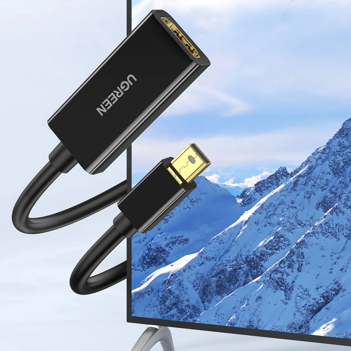 UGREEN MD112 Video Adapter, MiniDisplayPort - HDMI, Black - Image 3