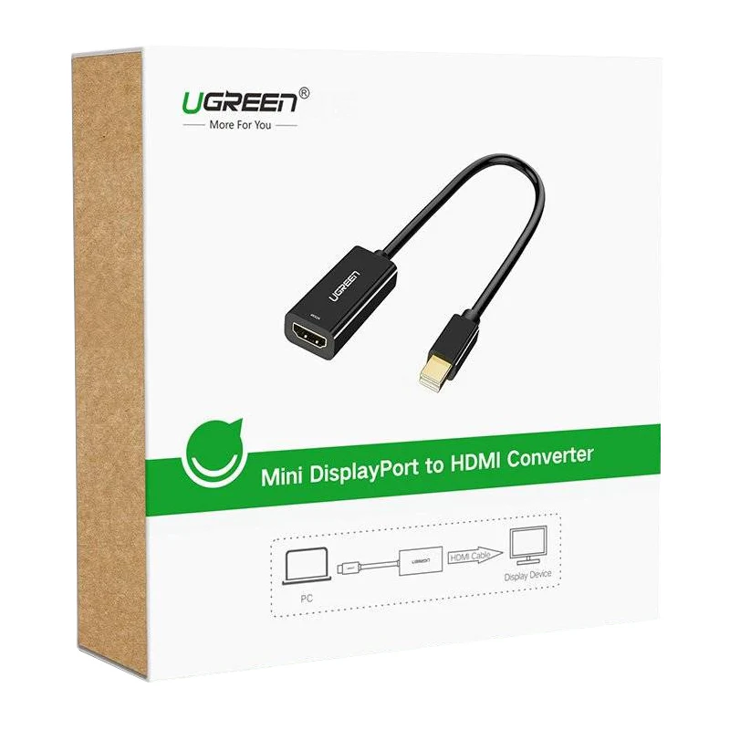 UGREEN MD112 Video Adapter, MiniDisplayPort - HDMI, Black - Image 7