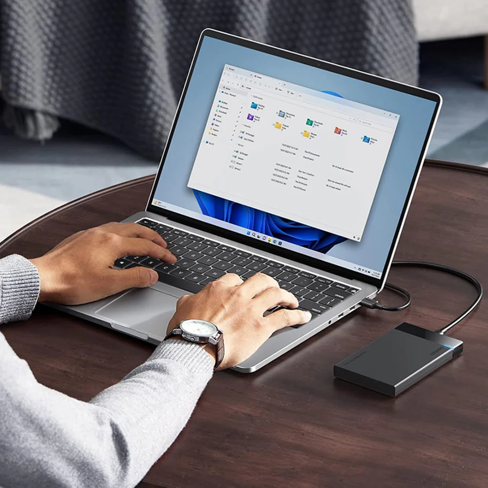UGREEN US221 Rack (50743) for 2.5inch SATA HDD / SSD, USB-C, Black - Image 7