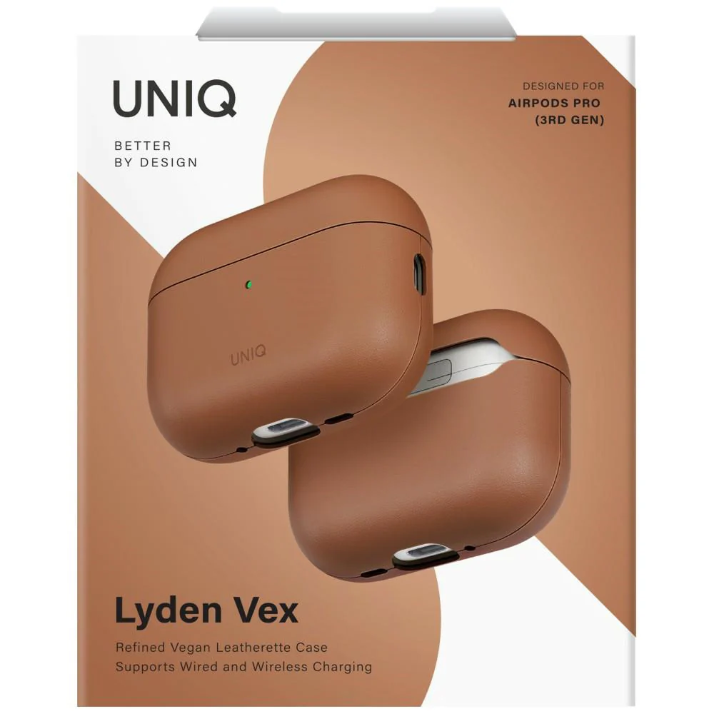 UNIQ Lyden Vex Case for Apple AirPods Pro 3, Brown - Image 7