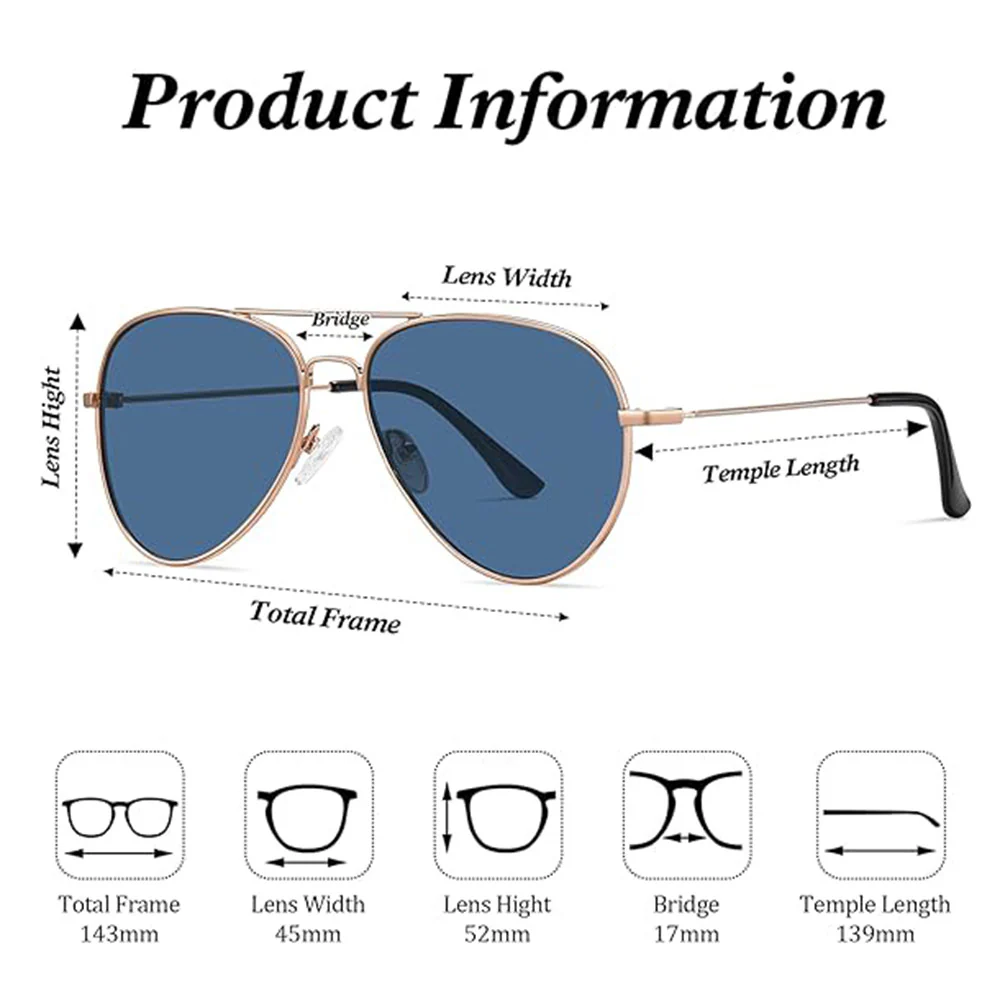 Unisex Techsuit 3025 Sunglasses, UV Protection, Gold Pink Blue - Image 5