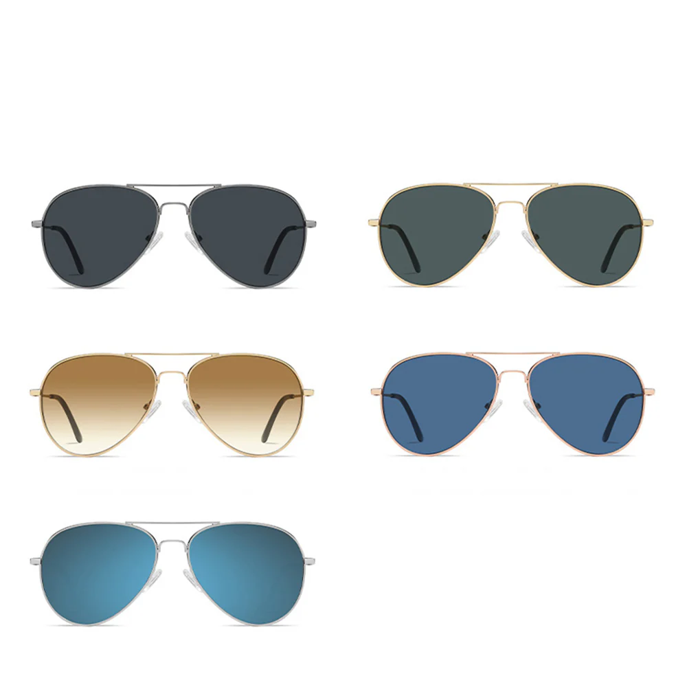 Unisex Techsuit 3025 Sunglasses, UV Protection, Silver Blue - Image 6