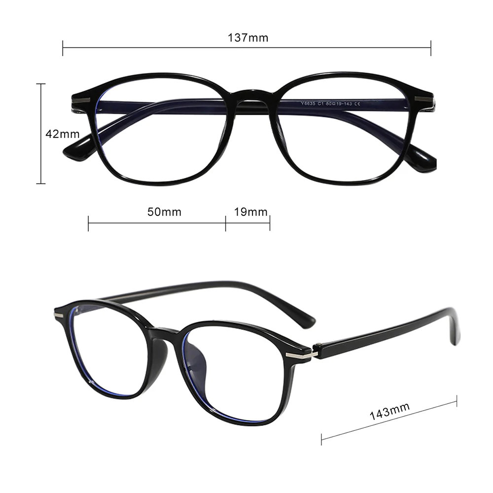 Unisex Techsuit 6635 Computer Glasses, Anti-Blue Light, Brown Purple - Image 5