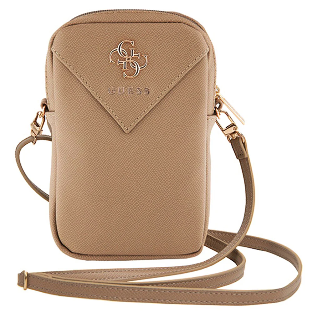 Universal Phone Bag, Guess, Triangle 4G, Gold - Image 2