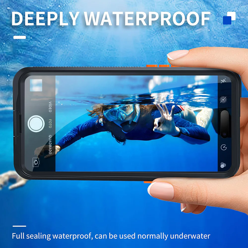Universal Waterproof Case for Phone max. 6.7inch, ShellBox, AirBox, Black - Image 3