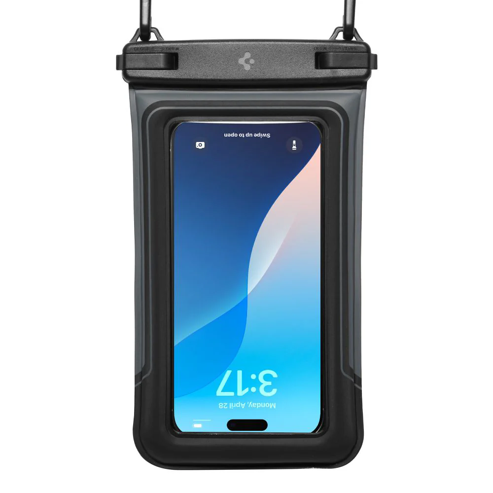 Universal Waterproof Case for Phone max. 6.9inch, Spigen, A611P, Set of 2 pieces, Matte Black ACS09348 - Image 3