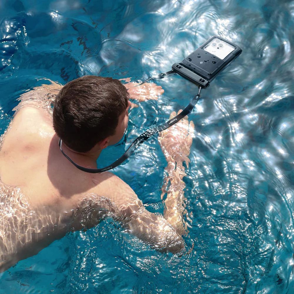 Universal Waterproof Case for Phone max. 6.9inch, Spigen, A611P, Set of 2 pieces, Matte Black ACS09348 - Image 7