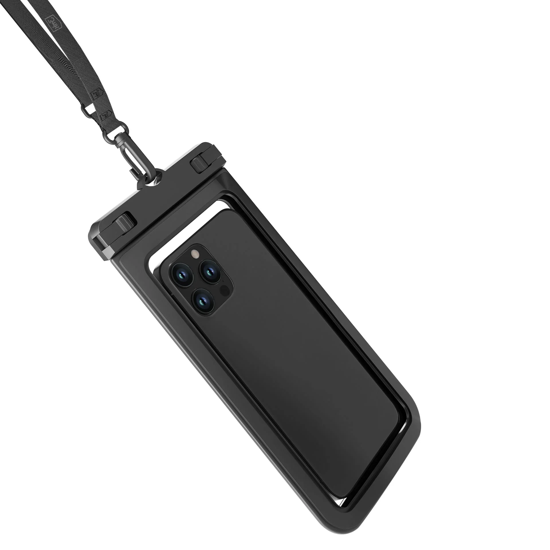 Universal Waterproof Case for Phone max. 7inch, 3MK, Hydro, Black - Image 2
