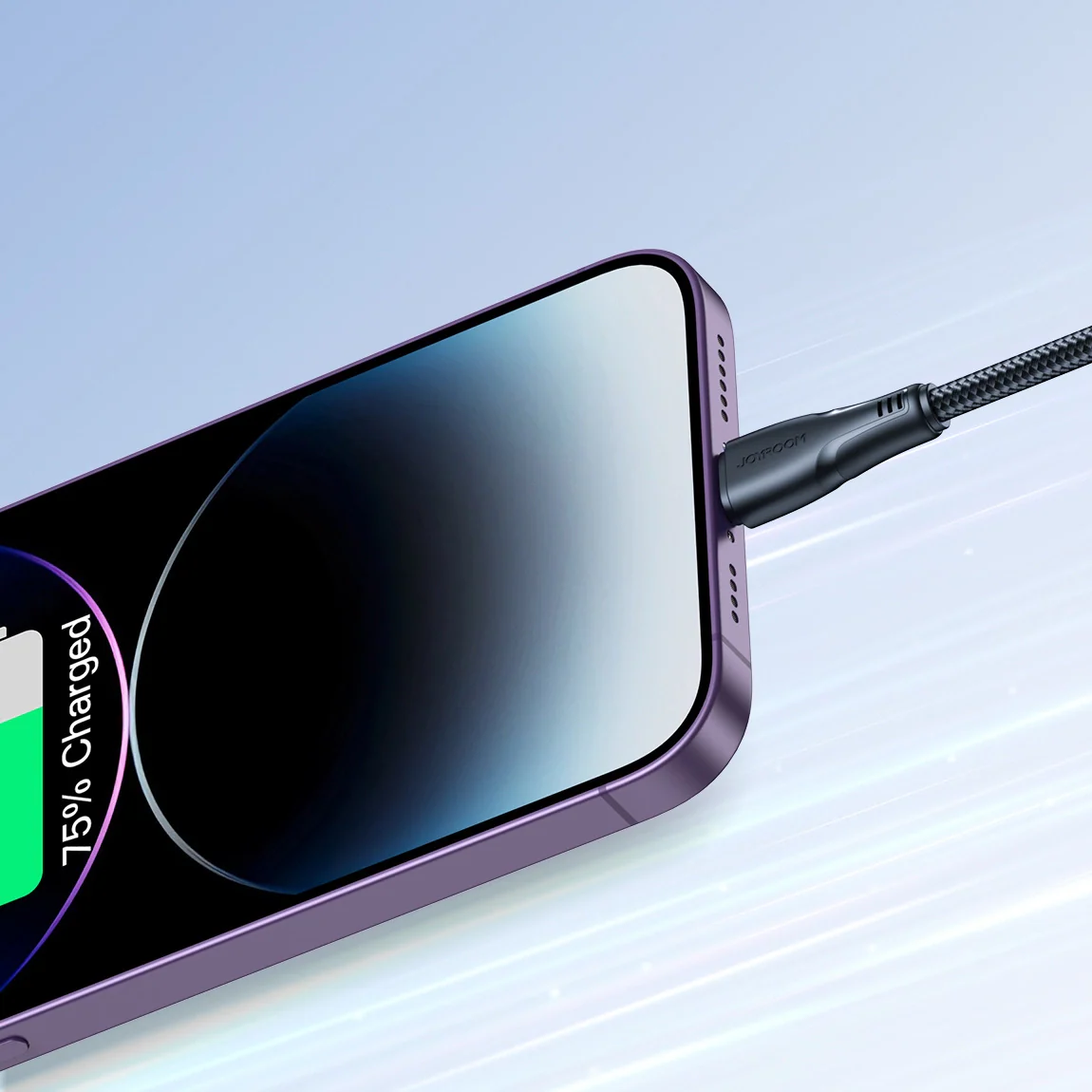 USB-A to Lightning Data and Charging Cable Joyroom S-A11, 18W, 1.2m, Black - Image 3