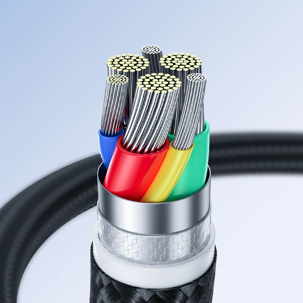 USB-A to Lightning Data and Charging Cable Joyroom S-A11, 18W, 1.2m, Black - Image 6