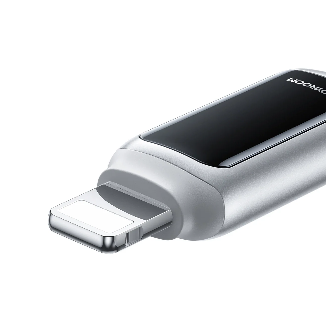 USB-A to Lightning Data and Charging Cable Joyroom S-A55 StarFlight Display, 18W, 1.2m, White - Image 2