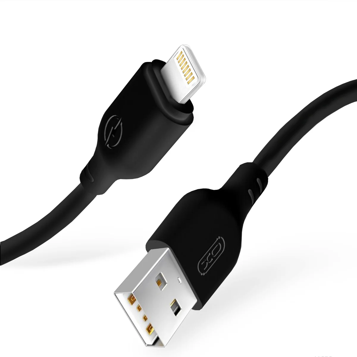 USB-A to Lightning Data and Charging Cable XO Design NB103, 18W, 2m, Black - Image 2